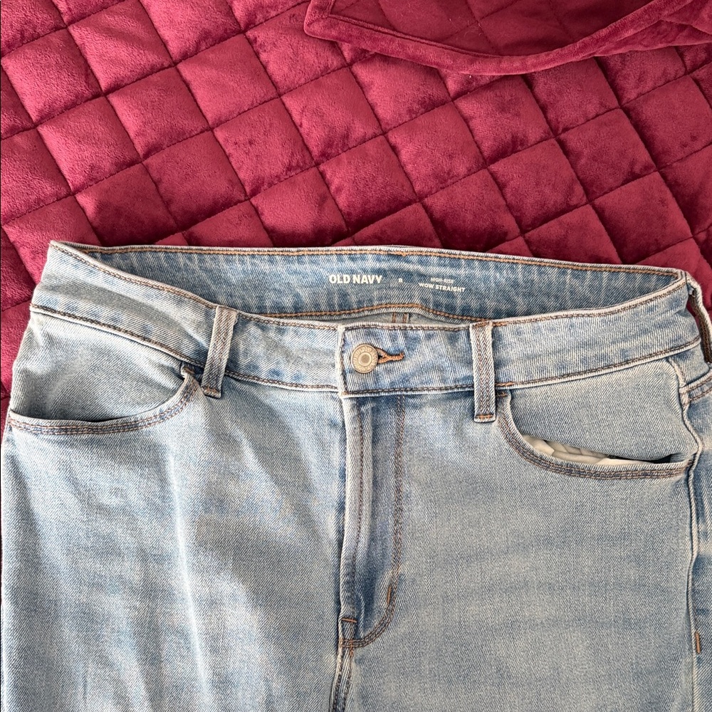 Old Navy Women's High Rise Light Blue Jeans